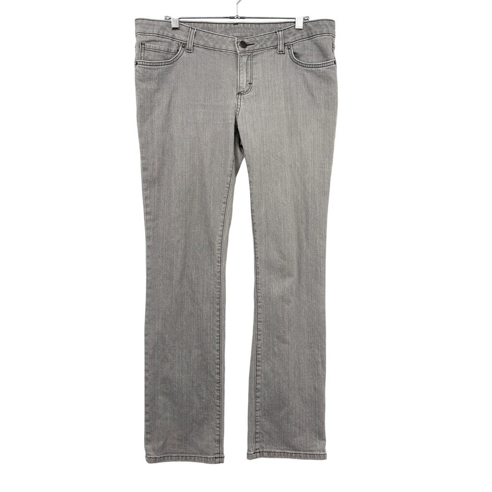 Patagonia Womens Size 31 Jeans Low Rise Straight Leg Organic‎ Cotton Light Gray